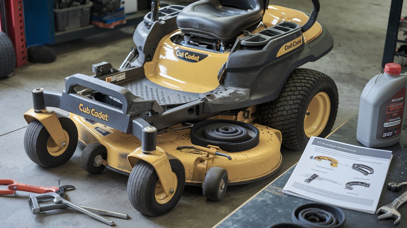cub cadet zero turn one side not working