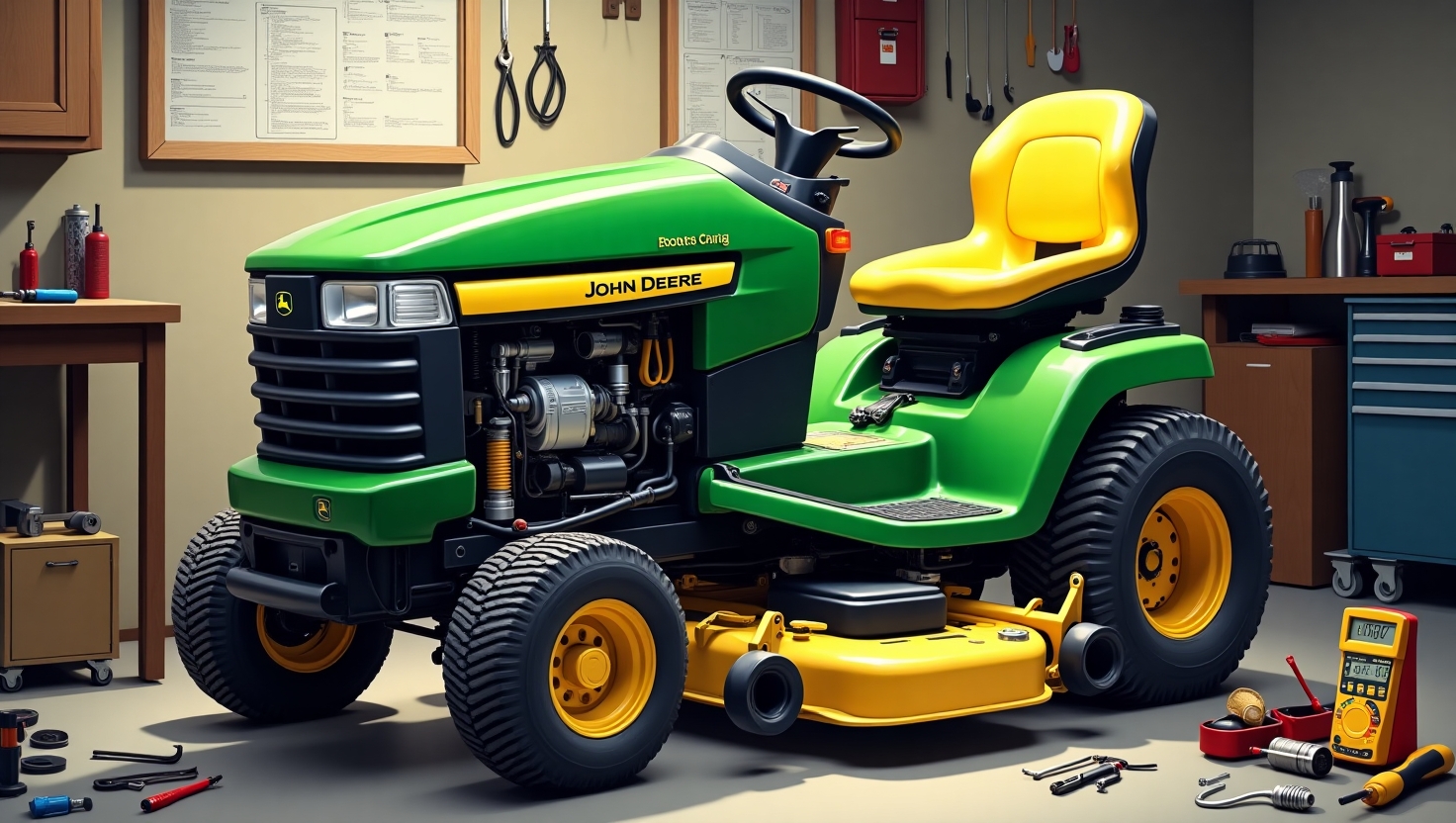 john deere x300 problems